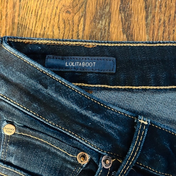 Lucky Brand Lolita Boot Cut Dark Blue Jeans​ / Size 4/27 - Picture 6 of 7
